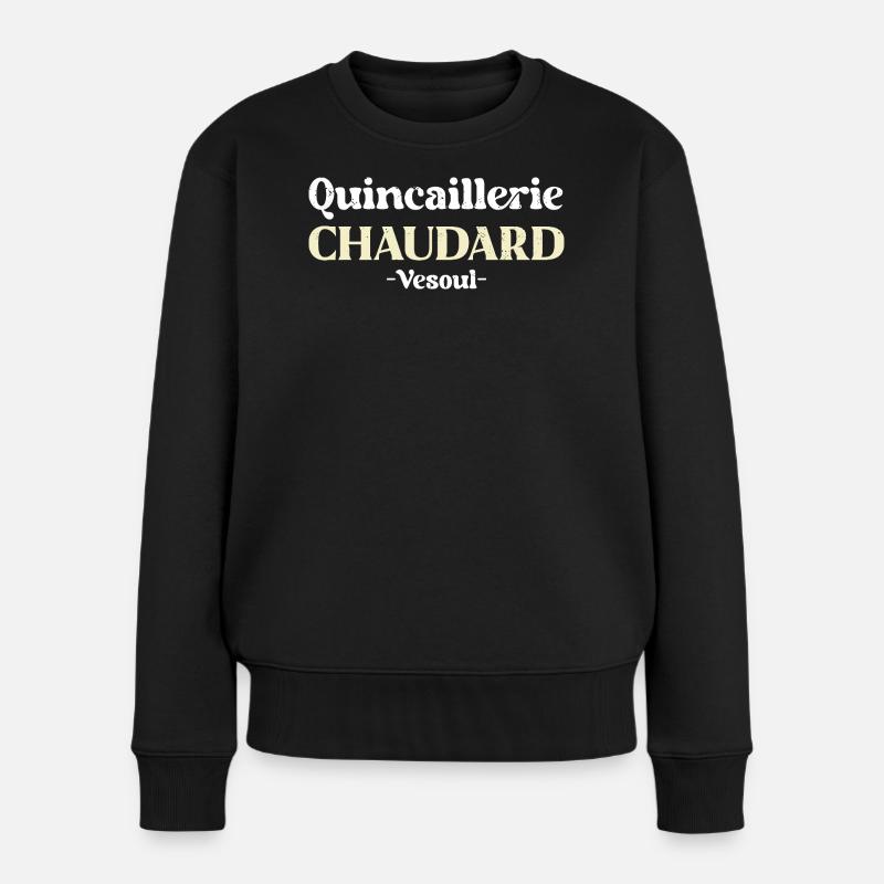 Quincaillerie Chaudard Vesoul - La 7eme Compagnie - Pull Premium bio Femme - noir