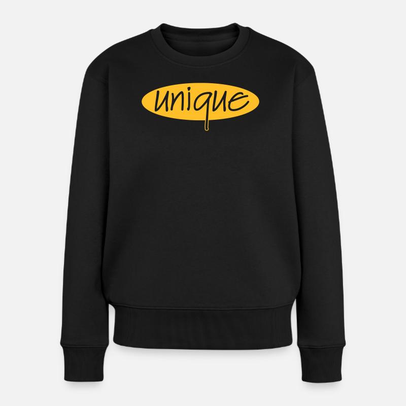 unique - Pull Premium bio Femme - noir
