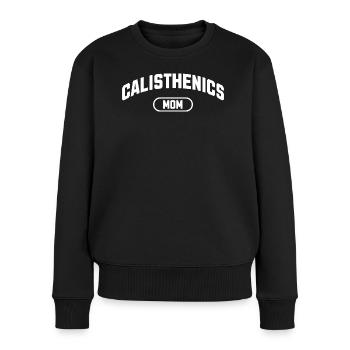 Calisthénie Maman - Pull Premium bio Femme - noir - Devant - Julia (174cm)