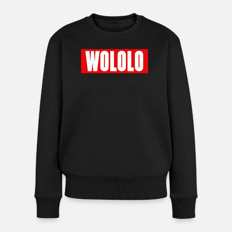 Wololo - 1 - édition Mobii_3 - Rouge&Blanc - Pull Premium bio Femme - noir