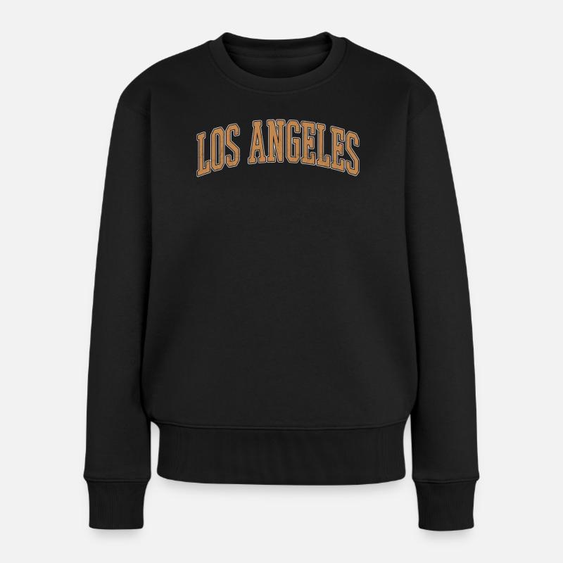 Arche vintage de Los Angeles - Pull Premium bio Femme - noir