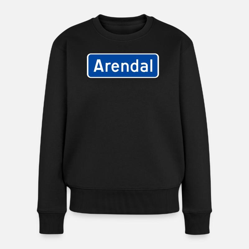 Arendal - Pull Premium bio Femme - noir