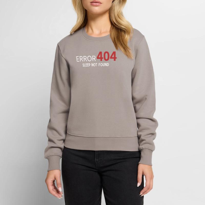 Error 404 Sleep Not Found – Pattern for Developers Women's Premium Organic Jumper