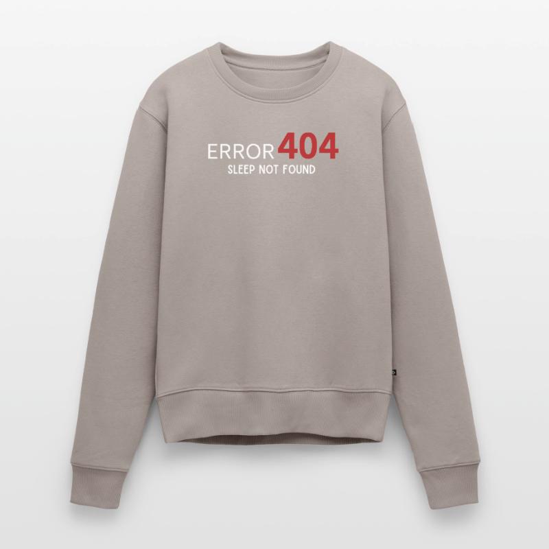 Error 404 Sleep Not Found – Pattern for Developers Women's Premium Organic Jumper