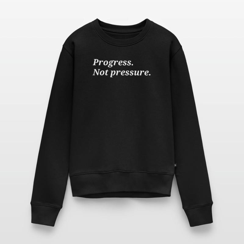 Progrès. Pas de pression. Pull Premium bio Femme