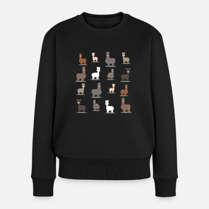 alpaga - Pull Premium bio Femme - noir