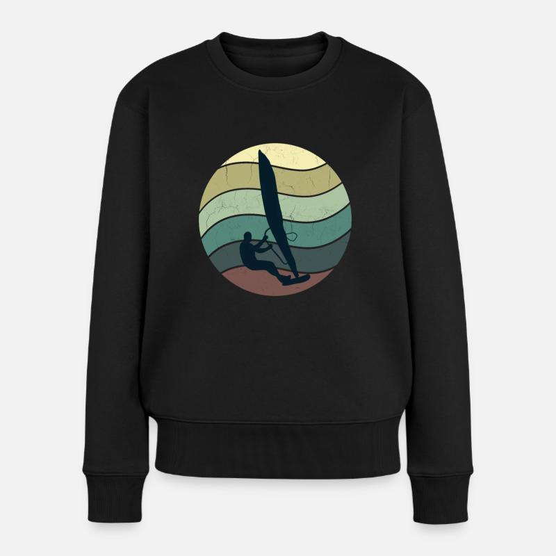 Windsurfer Windsurf - Pull Premium bio Femme - noir