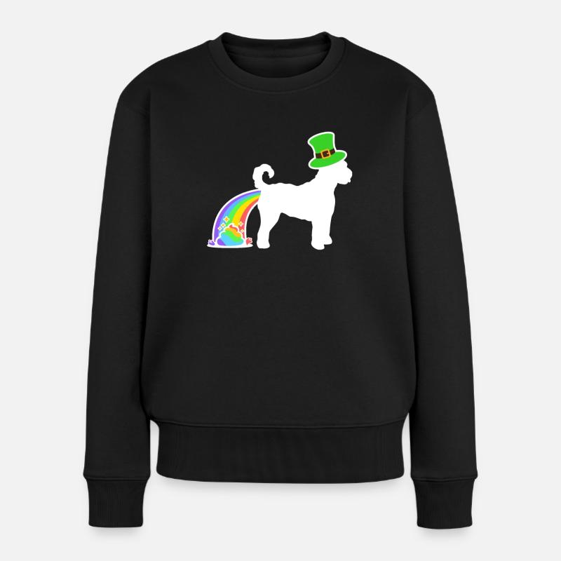 Chien de Saint-Patrick - Cavachon - Pull Premium bio Femme - noir