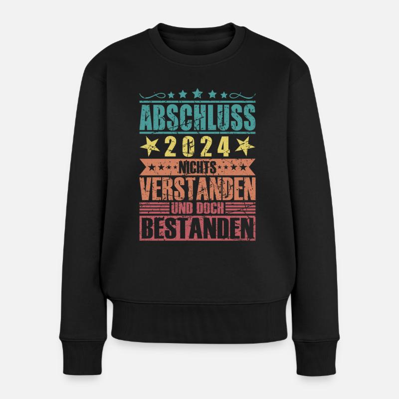 Abschluss 2024 - Frauen Premium Bio Pullover - Schwarz
