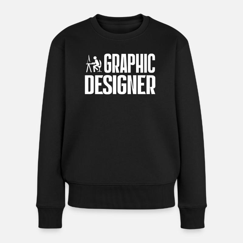Graphiste - Grafikdesigner - Pull Premium bio Femme - noir