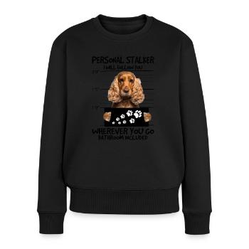 Cocker spaniel - Women's Premium Organic Jumper - black - Front - Julia (174cm)