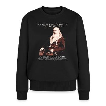 Albert Pike, Freemasonry Quote Masonic Design, - Women's Premium Organic Jumper - black - Front - Julia (174cm)