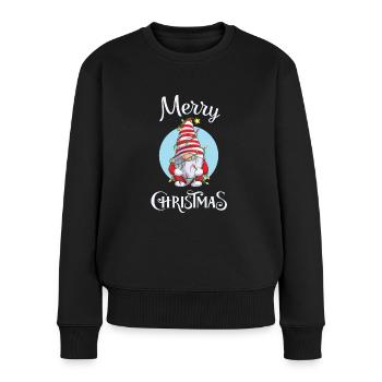 Joyeux Noël pour les fans de gnomes - Pull Premium bio Femme - noir - Devant - Julia (174cm)