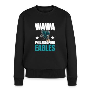 Es Ist Eine Philly-sache - Frauen Premium Bio Pullover - Schwarz - Vorne - Julia (174cm)