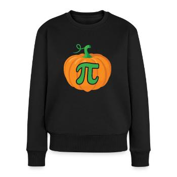 Conception de la journée Pumpkin Pi pour tous les enseignants - Pull Premium bio Femme - noir - Devant - Julia (174cm)