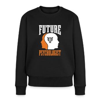 Zukünftige Psychologen - Frauen Premium Bio Pullover - Schwarz - Vorne - Julia (174cm)