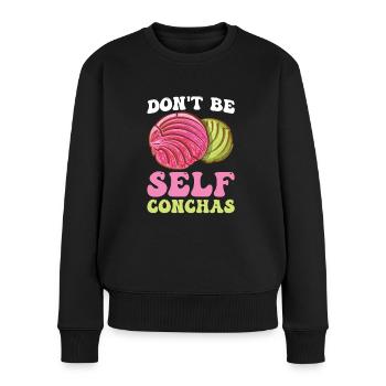 Ne soyez pas vous-même conchas pour tous les fans du - Pull Premium bio Femme - noir - Devant - Julia (174cm)