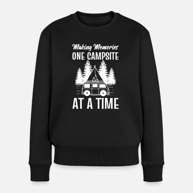 Making Memories One Campsite At A Time Adventure - Pull Premium bio Femme - noir