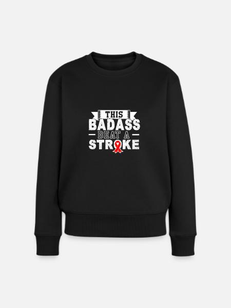 Dieser Babass Hat Einen Schlaganfall Für Alle - Frauen Premium Bio Pullover - Schwarz