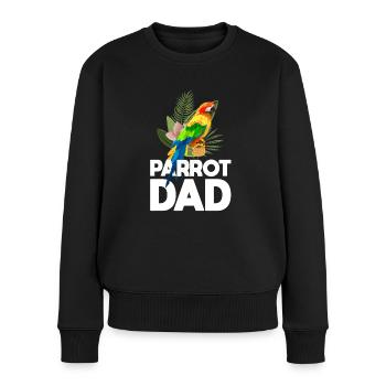 Parrot Father For Parrot Lovers - Women's Premium Organic Jumper - black - Front - Julia (174cm)
