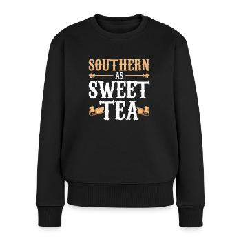 Southern as a sweet tea for Southern Life fans - Women's Premium Organic Jumper - black - Front - Julia (174cm)