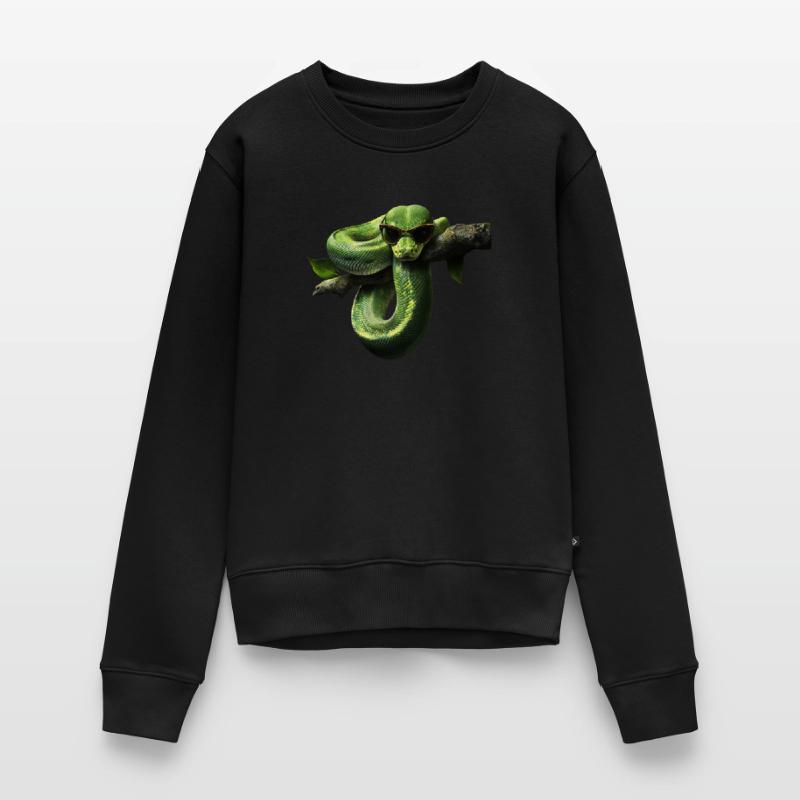 Green Tree Python Snakes Lover Terrarium Women's Premium Organic Jumper