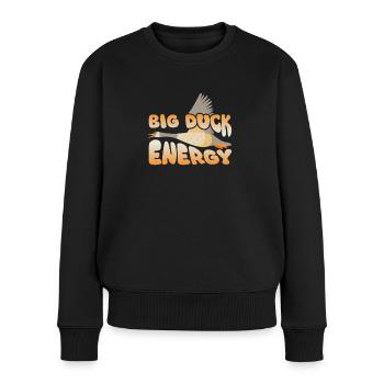 Big Duck Energy - Women's Premium Organic Jumper - black - Front - Julia (174cm)