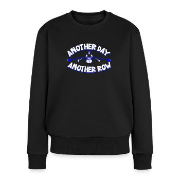 Ein Anderer Tag, Eine Andere Reihe - Frauen Premium Bio Pullover - Schwarz - Vorne - Julia (174cm)