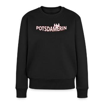 Potsdamer - Pull Premium bio Femme - noir - Devant - Julia (174cm)