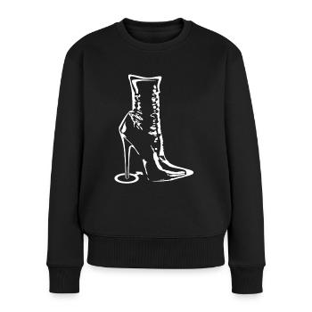 Maîtresse Dominatrice - Pull Premium bio Femme - noir - Devant - Julia (174cm)