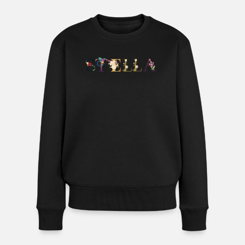 Stella - Frauen Premium Bio Pullover - Schwarz