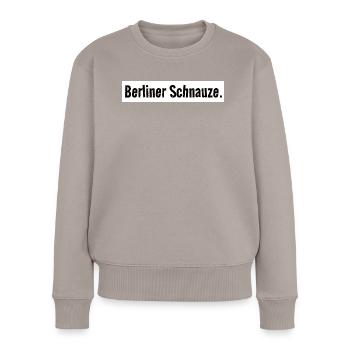 Chemise à museau de Berlin Simple Capitole - Pull Premium bio Femme - taupe - Devant - Julia (174cm)