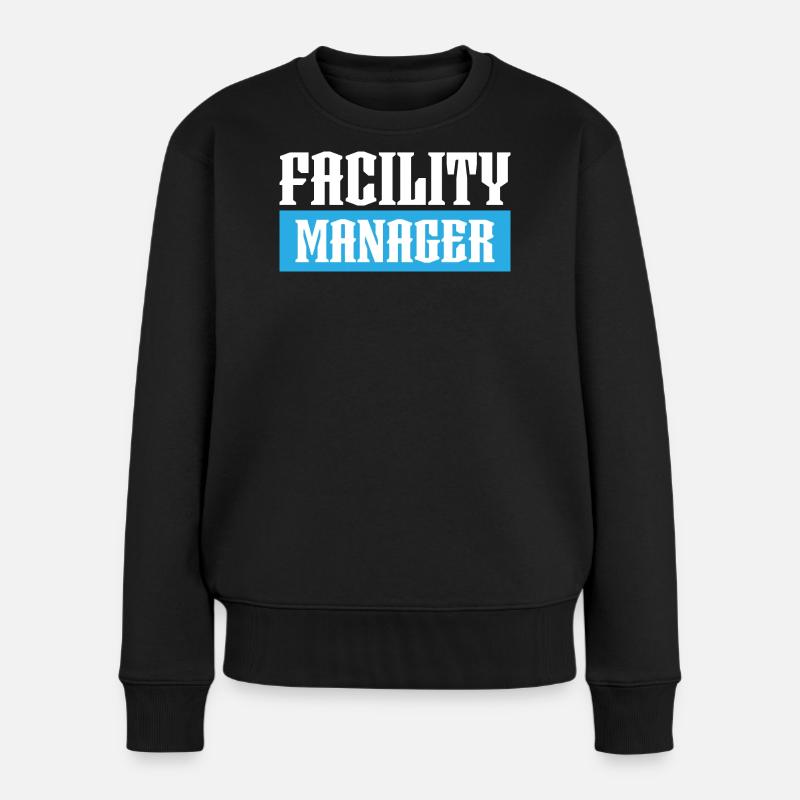 facility manager tshirt schwarz - Frauen Premium Bio Pullover - Schwarz