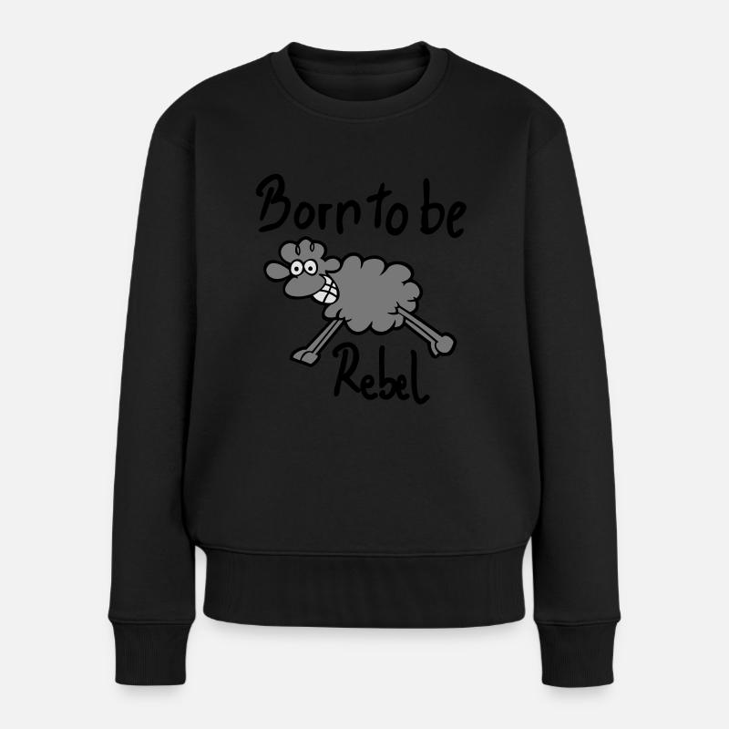 Born to be ... - Pull Premium bio Femme - noir