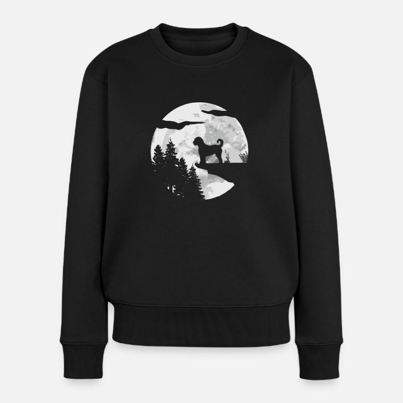 Golden Doodle Hund - Frauen Premium Bio Pullover - Schwarz