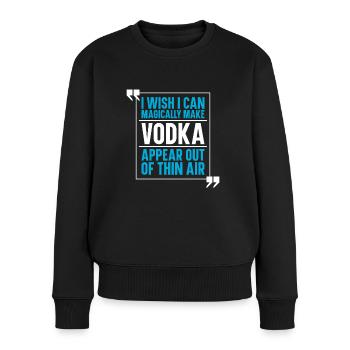 Vodka Wodka - Women's Premium Organic Jumper - black - Front - Julia (174cm)