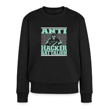 Programmer Coder Software Developer - Women's Premium Organic Jumper - black - Front - Julia (174cm)