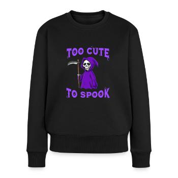 Halloween - Pull Premium bio Femme - noir - Devant - Julia (174cm)