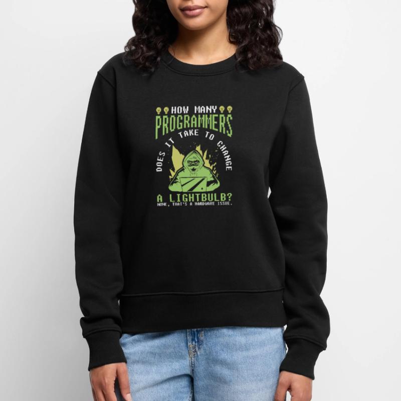 Developer Coder Programmer Funny Women's Premium Organic Jumper