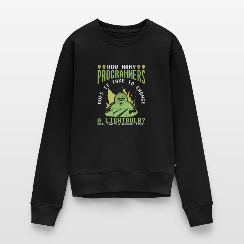 Developer Coder Programmer Funny Women's Premium Organic Jumper