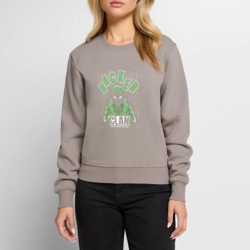 Entwickler Coder Programmierer Hacker Frauen Premium Bio Pullover