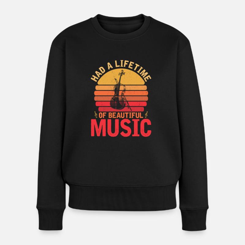 Violon Violon - Pull Premium bio Femme - noir