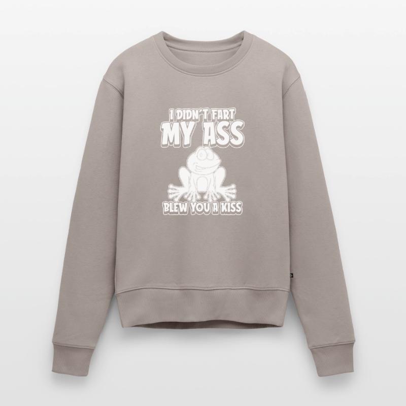Frog Toad Humor Women's Premium Organic Jumper