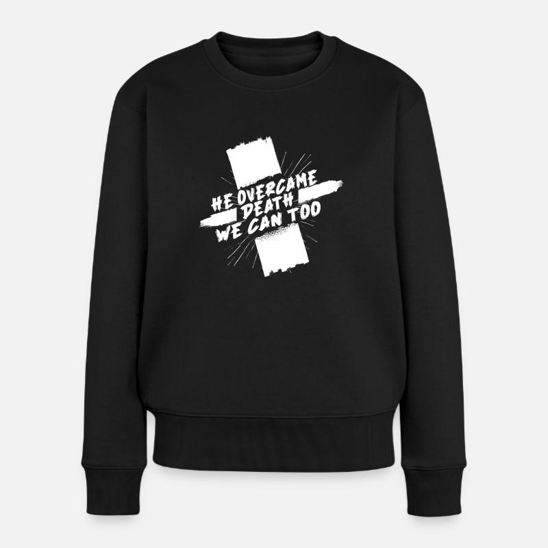 Christ Christianisme Mort - Pull Premium bio Femme - noir