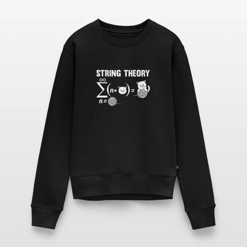 Physik Phyiker Quantenphysik String Theory Frauen Premium Bio Pullover