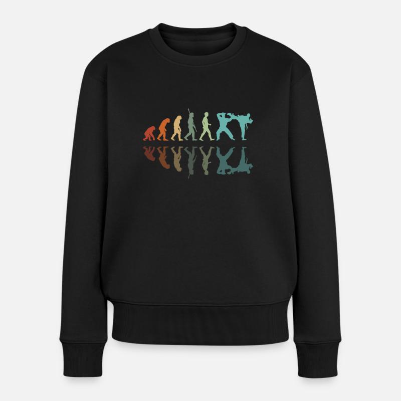 Évolution Karaté - Pull Premium bio Femme - noir