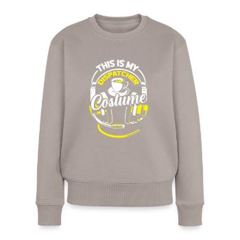 Emergency Call Control Center Operations Center - Women's Premium Organic Jumper - taupe - Front - Julia (174cm)