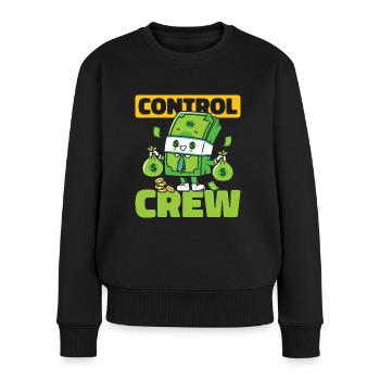 Controller Team - Women's Premium Organic Jumper - black - Front - Julia (174cm)
