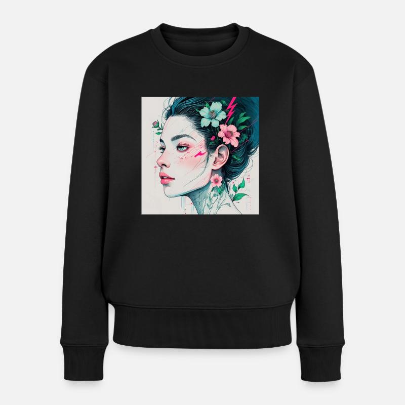 Art - Pull Premium bio Femme - noir