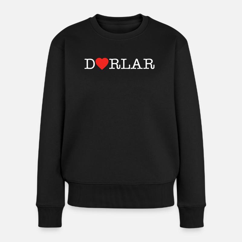 Dorlar - Frauen Premium Bio Pullover - Schwarz